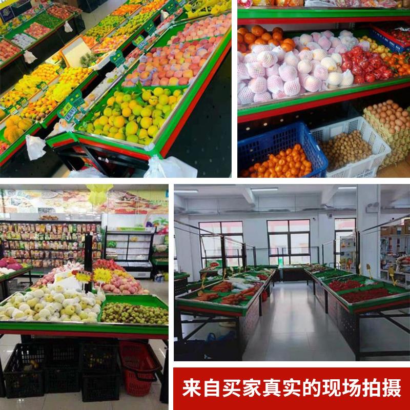 水果单面架子大型货架新型超市蔬菜展示架靠墙水果架