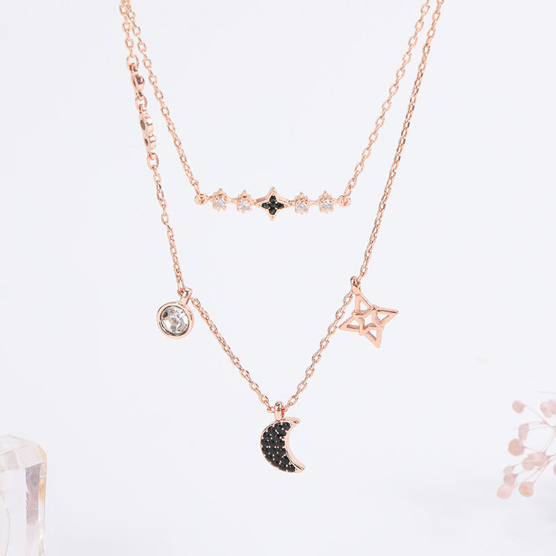 韩剧鬼怪同款锁骨ins双层潮网红施家项链