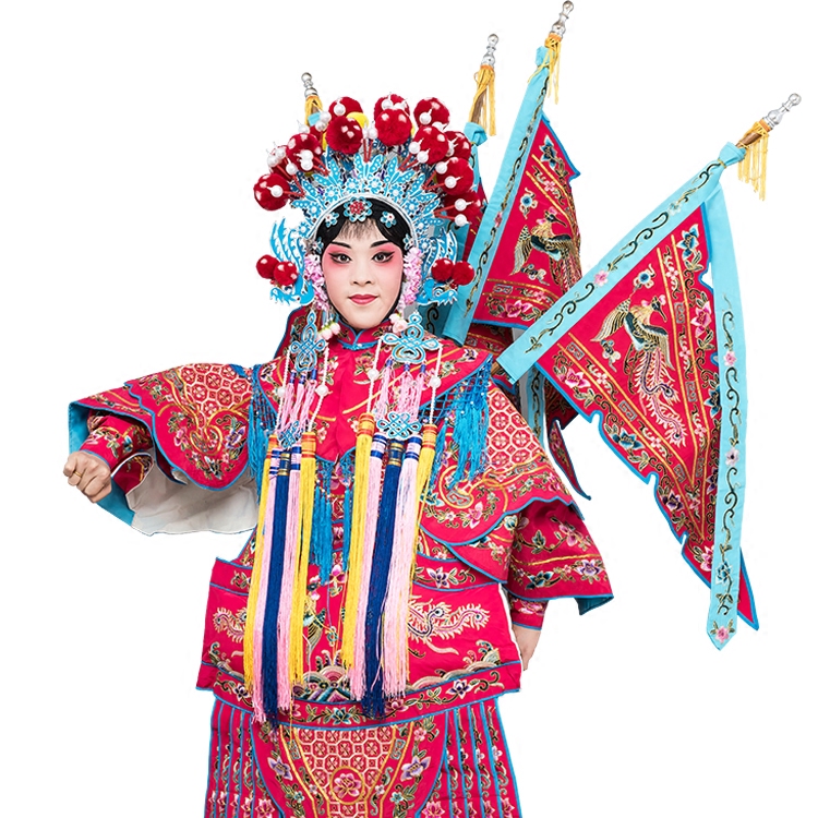 戏装京剧豫剧戏曲服装舞台演出武旦桂英戏服民族服装