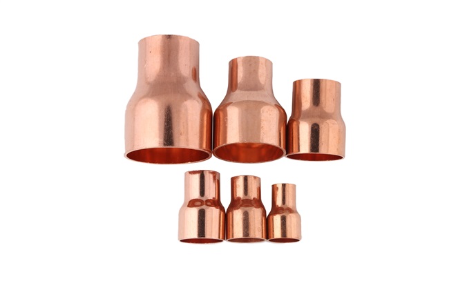 制冷三通空调紫铜变径大小头铜管焊接异径焊接接头空调水暖配件