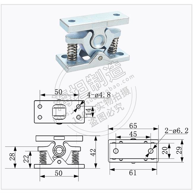 重型强力sk弹簧碰锁锁门档碰珠搭扣锁大力特殊用锁