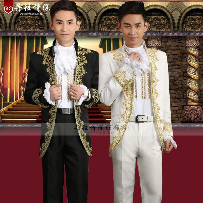 宫廷服装新款欧洲礼服王子罗密欧爵士欧美舞台剧民族服装