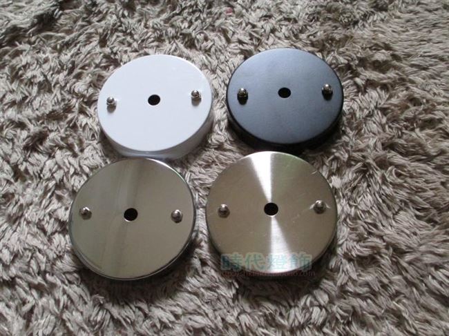 灯座壁灯五金吸顶灯底座单头盘餐吊灯过道灯底座圆盘灯饰灯具配件