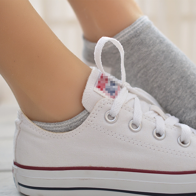 低帮夏季船袜短袜低腰女薄款纯棉学生条纹防臭短袜