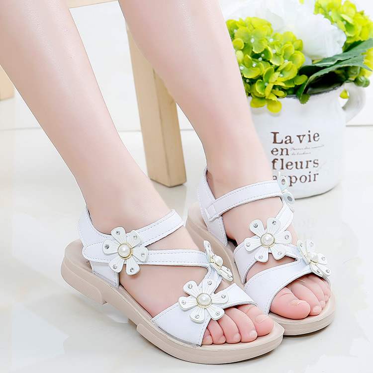 7时尚小学生百搭夏天夏季女童11女孩韩版十岁新款凉鞋