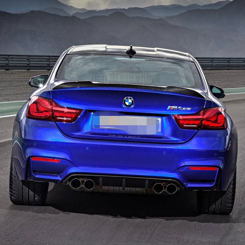 宝马m4尾翼bmwcsf82改装扰流卧式碳纤维尾翼