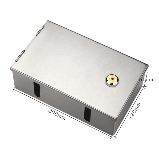 防水盒带户外金属不锈钢室外插座防盗电箱防溅盒防溅盒