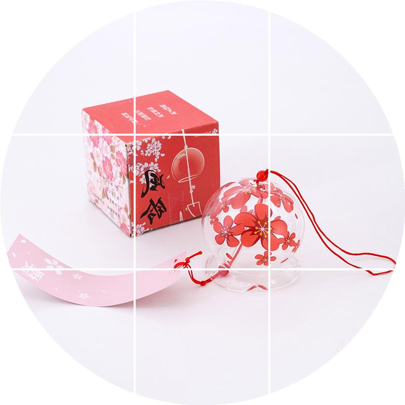 复古玻璃配件小清新房间和风卧室日式挂饰简约风铃及-.com锟斤拷