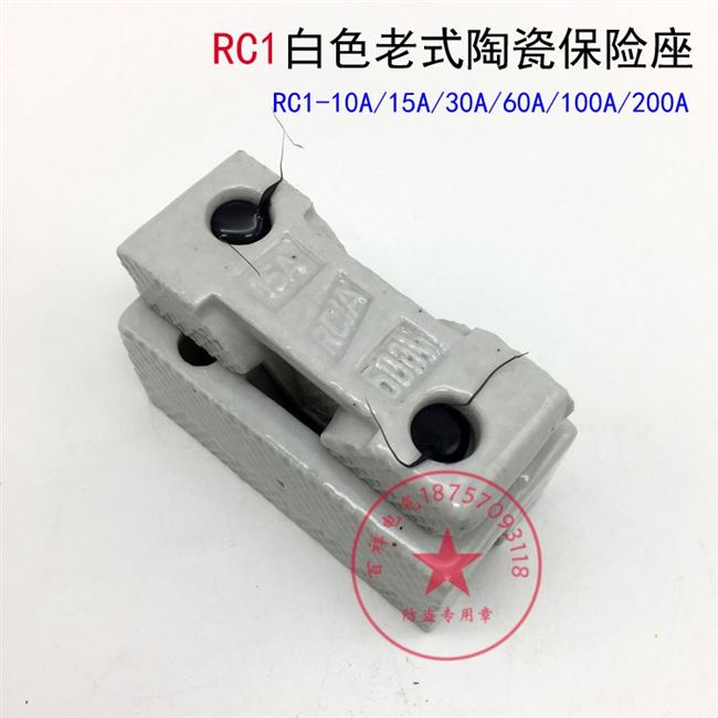 保俭rc1a10200a家用老式插入保险丝陶瓷熔丝