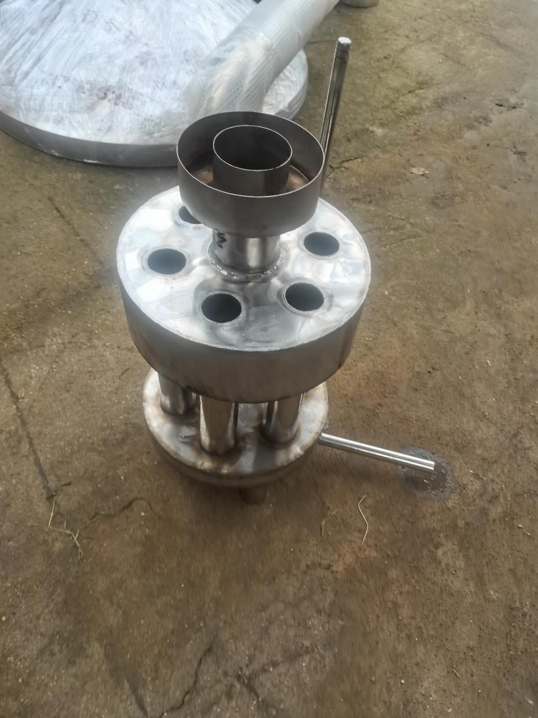 厂家直销不锈钢双层夹套冷却器冷凝器家用酿酒设备酿酒设备