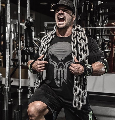 ir春夏男运动t恤 肌肉健身兄弟大码健美半袖惩罚者健身弹力短袖