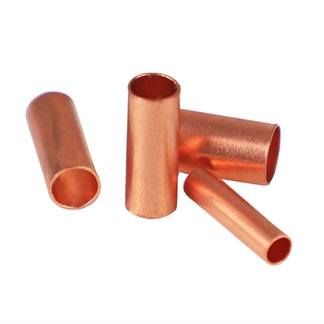 接线铜管中间电线连接器压线接头电缆接线端子