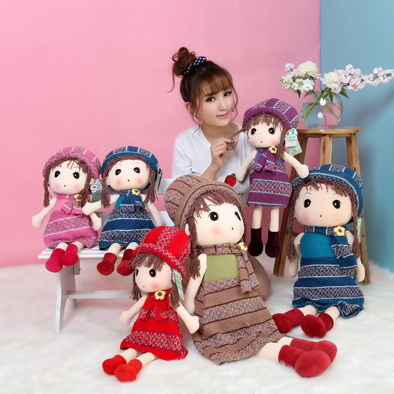 菲儿花仙子布娃娃女生儿童可爱毛绒玩具玩偶小女孩公主抱睡-我爱内部