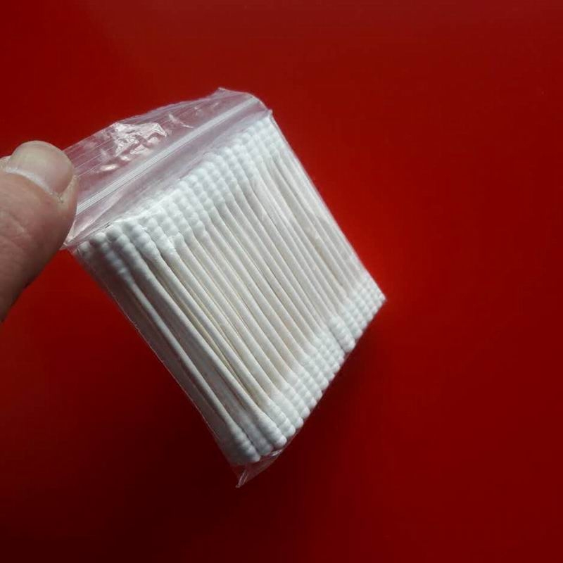 棉签化妆卸妆小头耳朵双头螺旋形棉棒一次性纸棉棉签