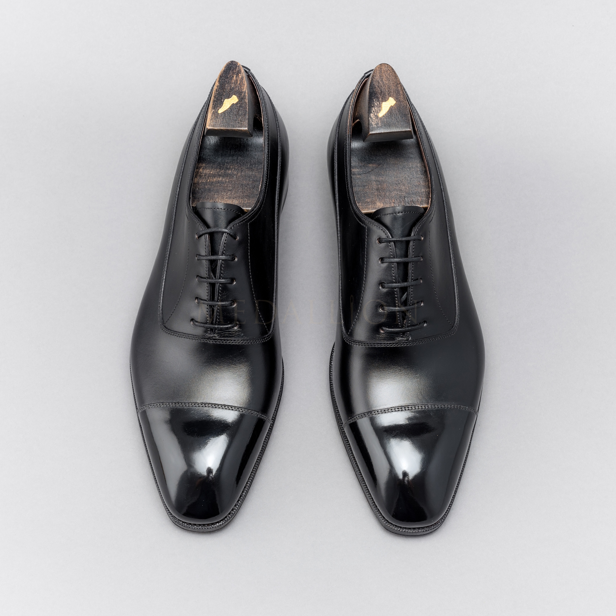 西班牙carmina官方代理固特异手工黑色oxford牛津商务正装皮鞋