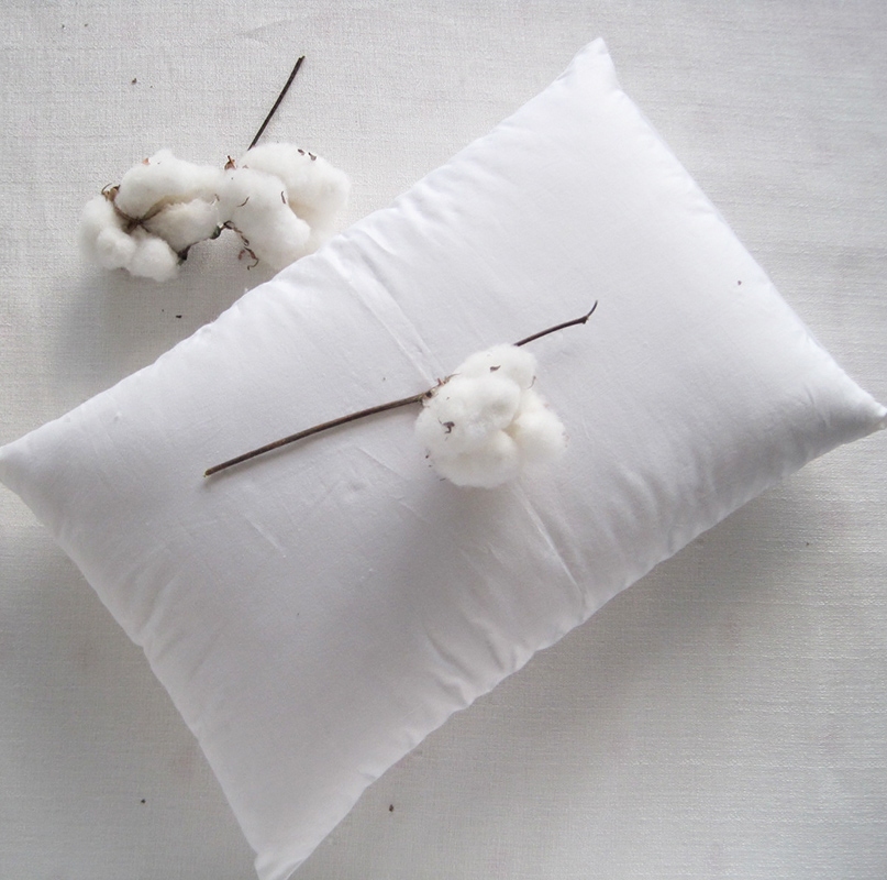 新疆纯天然棉花枕头全棉枕头芯儿童学生幼儿低矮透气护颈枕