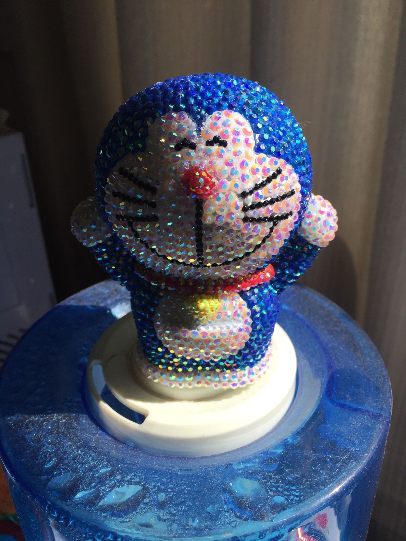 粘钻成品贴钻机器猫摆件叮当猫公仔存钱罐储钱储蓄罐储蓄罐