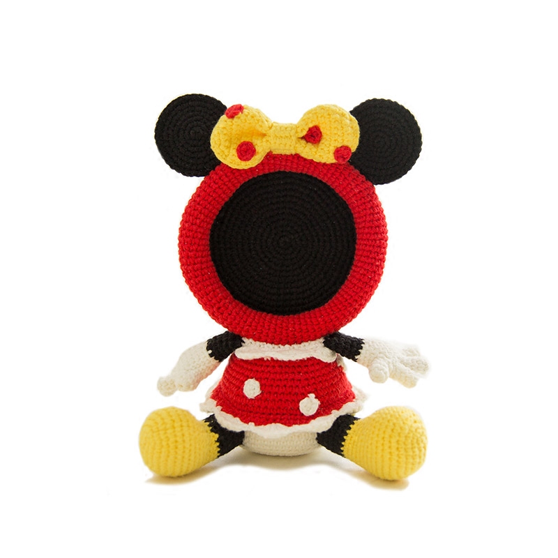 趣织卡通玩偶立式相框手工diy婴儿棉钩针编毛线