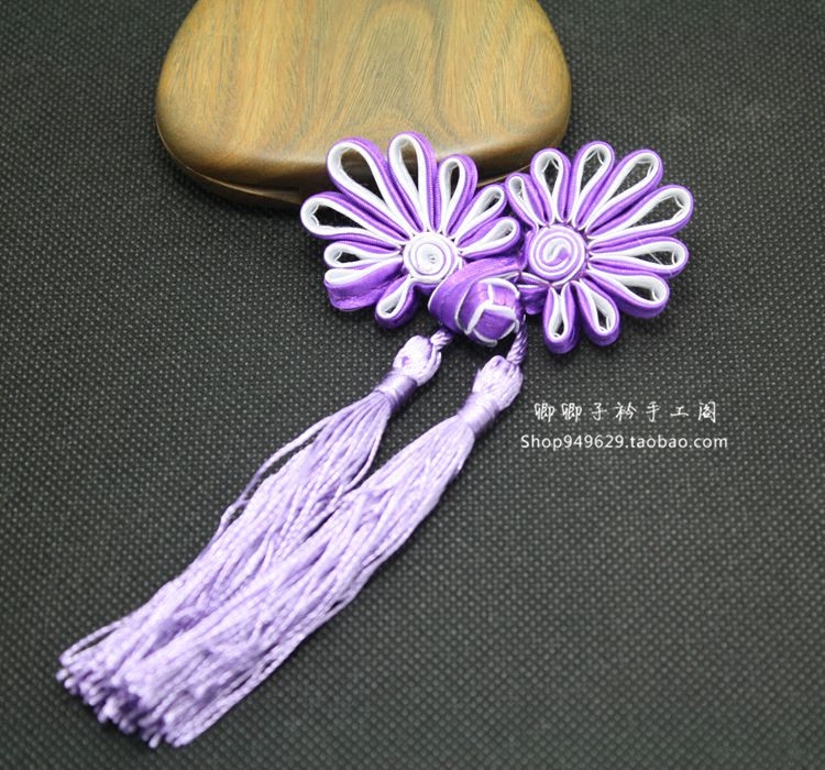 玉兰兰辞中国国风旗袍唐装菊花盘扣胸花胸针胸针