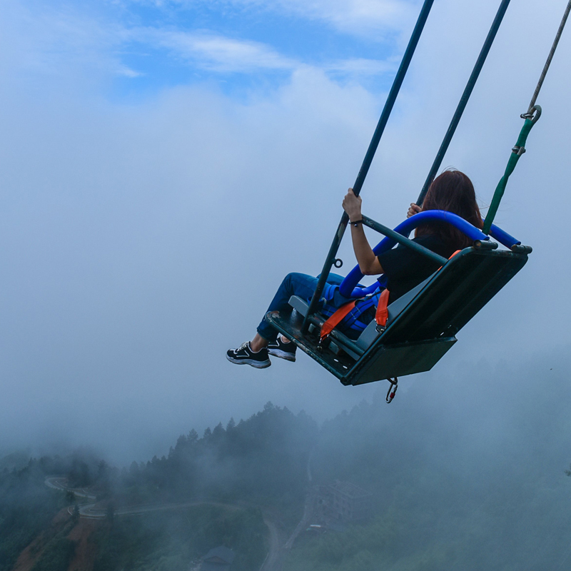 重庆万盛梦幻奥陶纪一日游天空悬廊网红主题公园蹦极门票跟团游