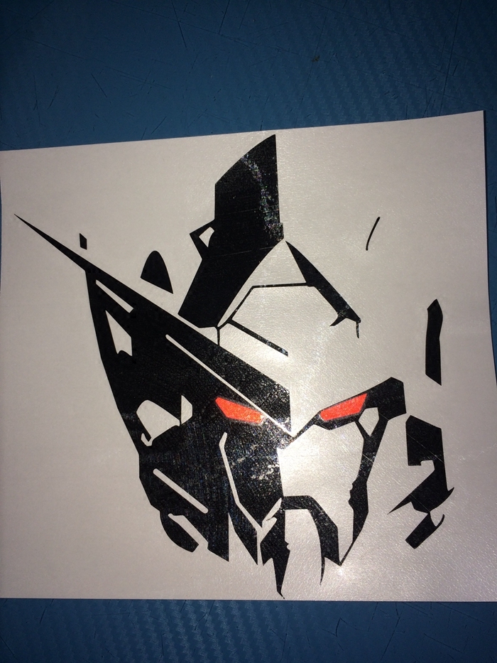 贴纸可贴高达车贴机动战士反光划痕遮挡装饰汽车装饰贴