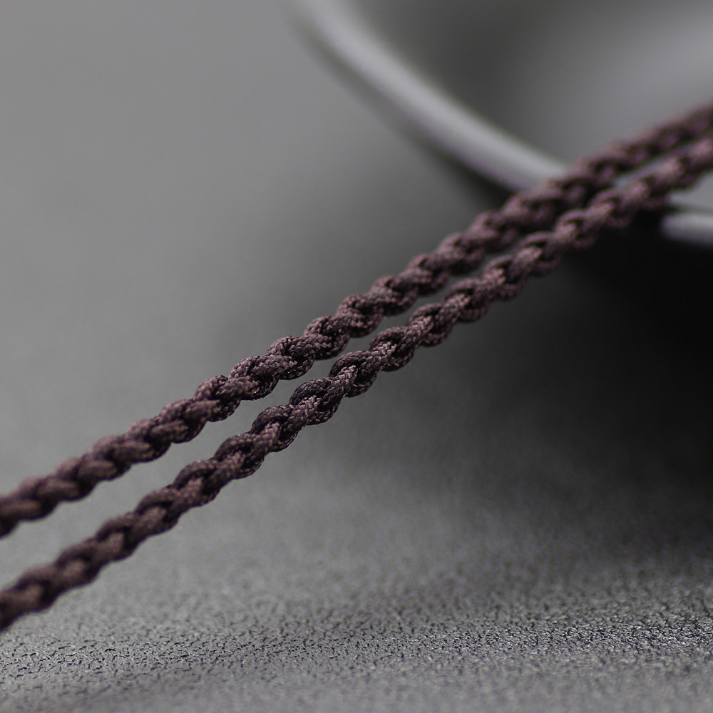 tifoorr四股手编吊坠挂件调节可调编绳编挂手工绳