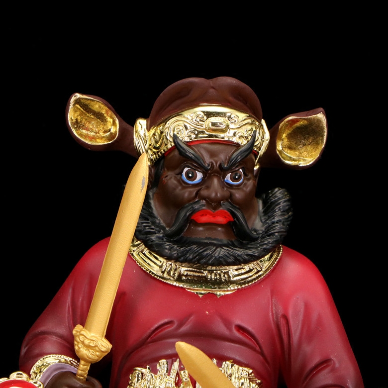 钟馗神像门神钟天师道教神像赐福镇宅圣君摆件12寸包邮