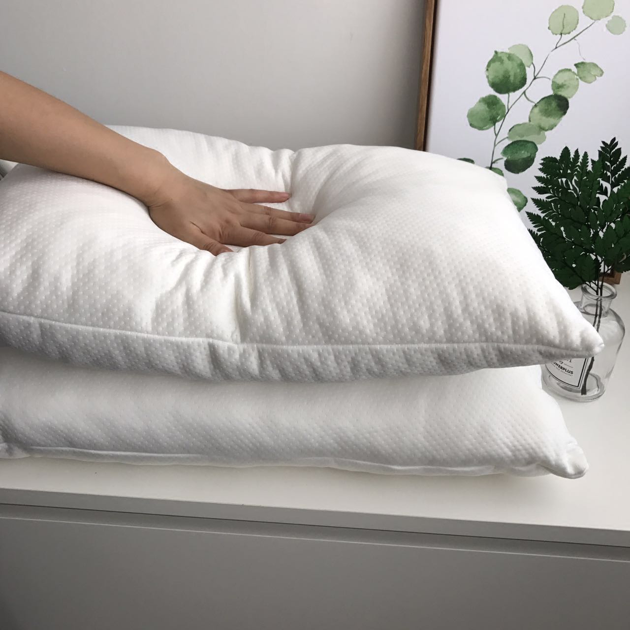 无印全棉棉记忆棉枕头洗慢回弹酒店成人俯卧枕头