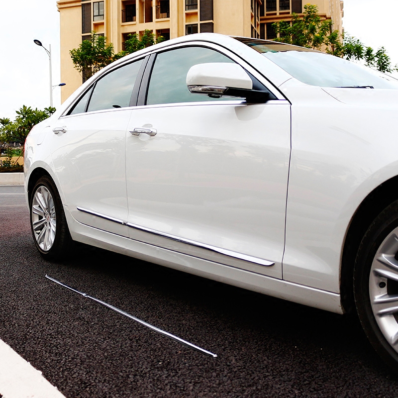 适用凯迪拉克atsl改装原厂车身饰条车门防撞侧面车身
