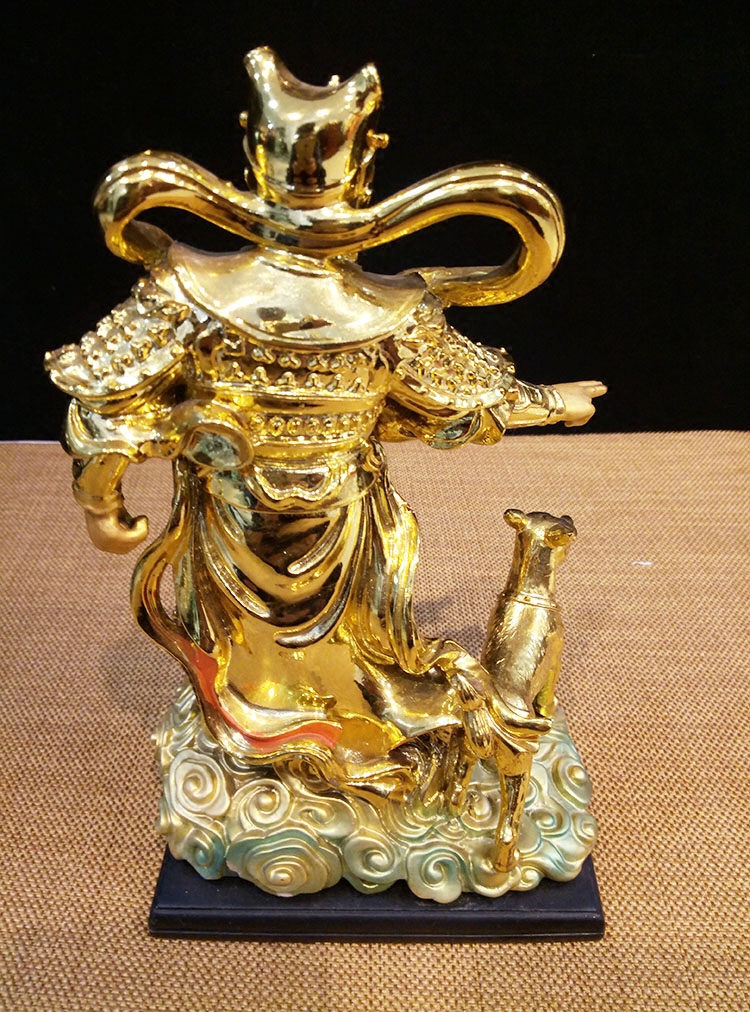 摆件树脂12寸二郎神杨戬二郎真君神像佛像摆件