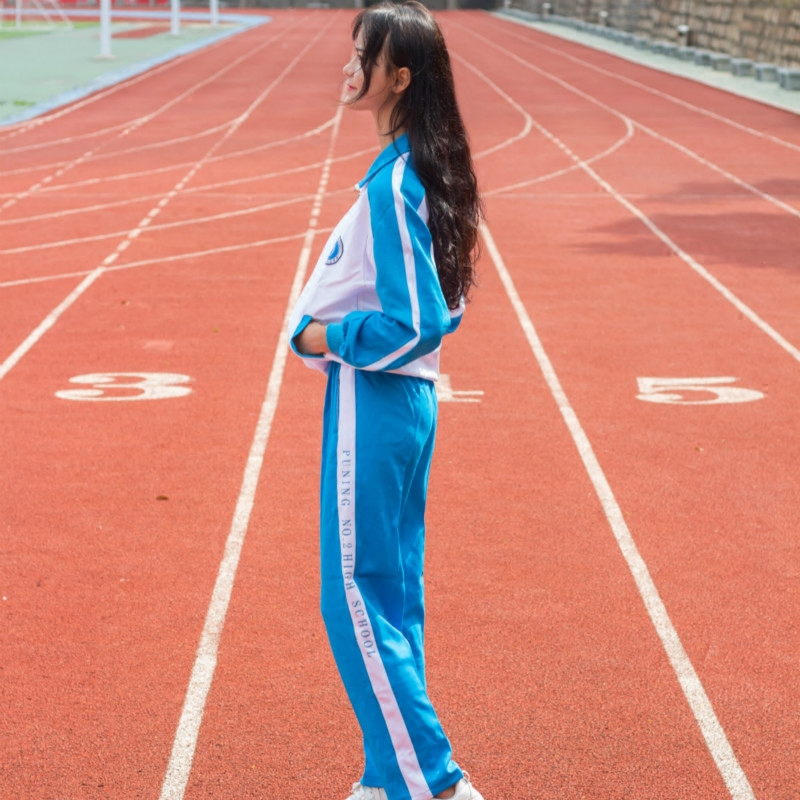 校服蓝白裤开衫外套装普宁二中初中中部中学生学生校服