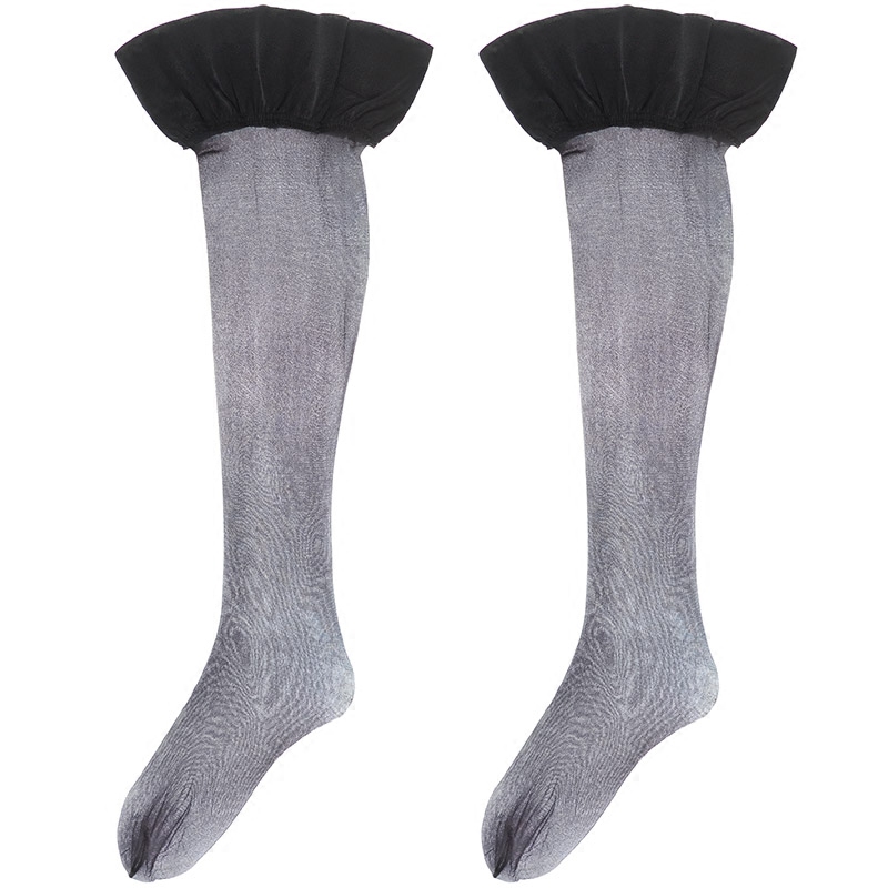 丝袜超薄隐形透明天鹅绒长筒筒袜高筒女薄款防勾长筒袜