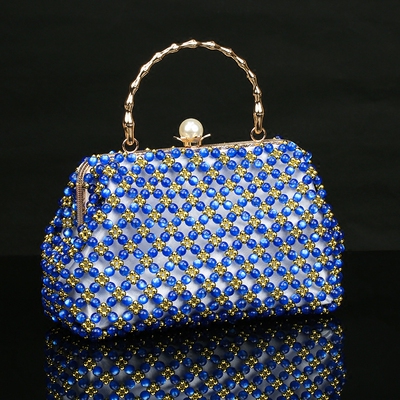 diy手工串珠编织制作仿珍珠手提包包成人材料包创意斜挎包装饰品