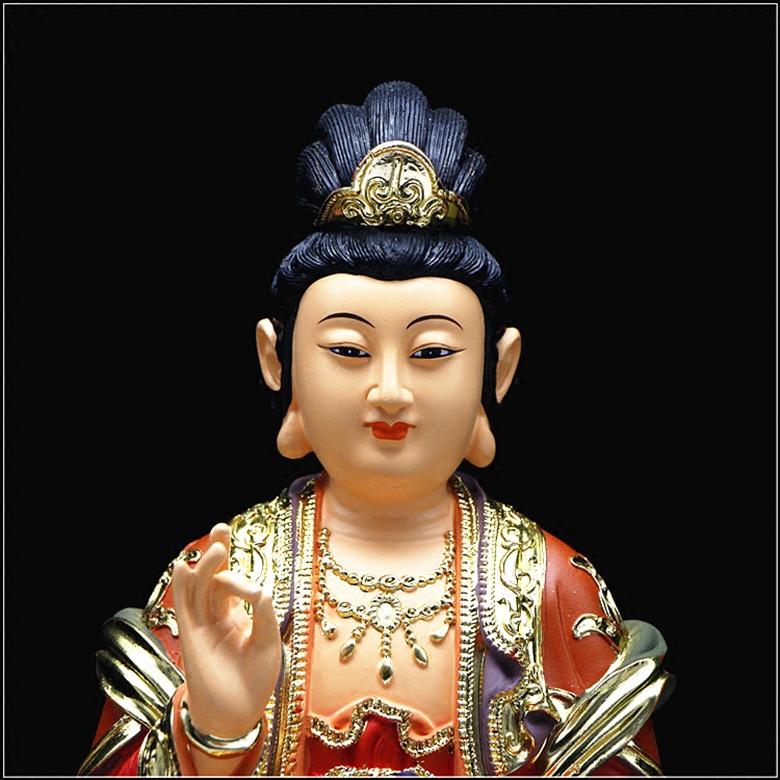 神像佛像包邮女娲娘娘菩萨补天女神树脂道教摆件