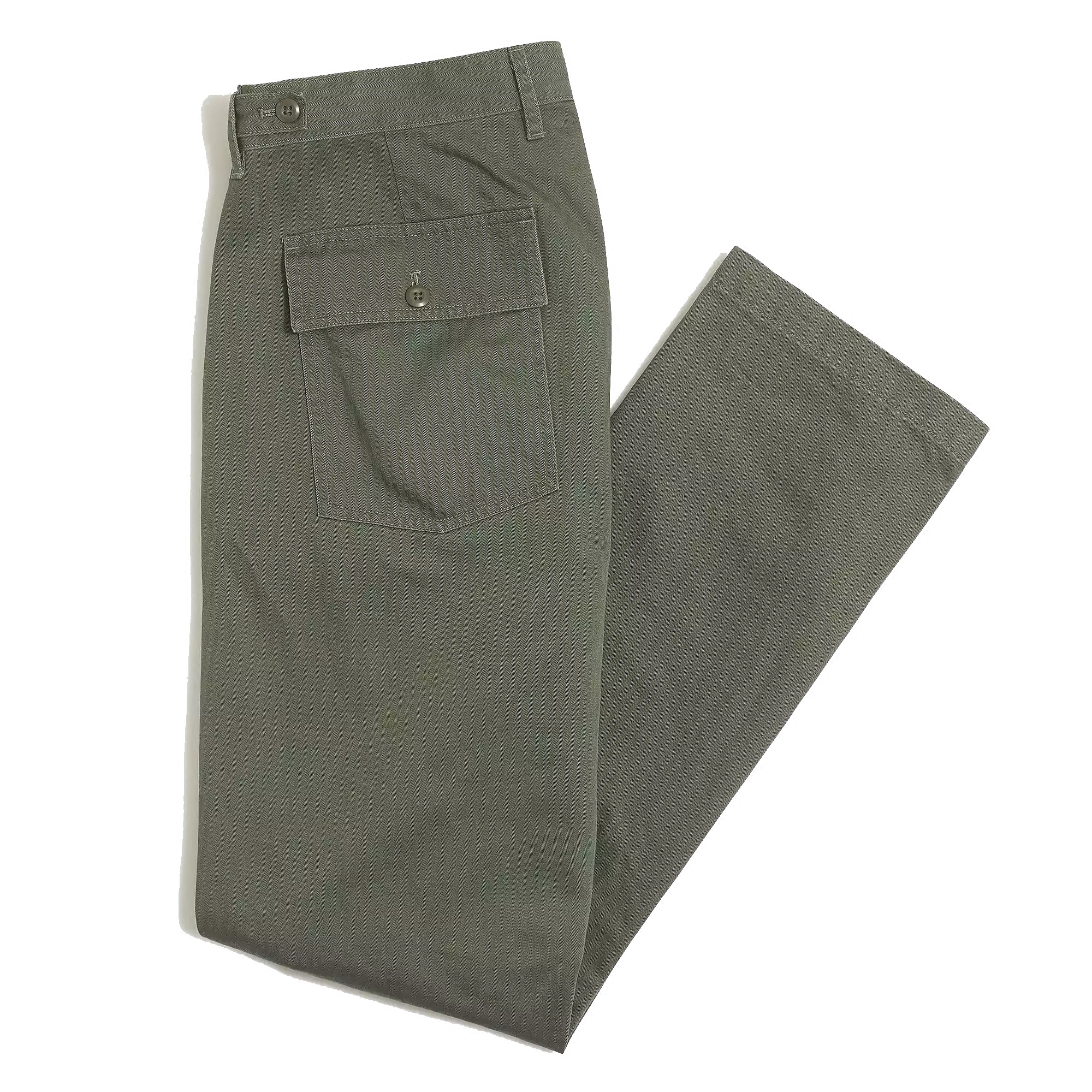 jcrew复刻og107军裤男直筒vintage橄榄绿复古军事休闲裤休闲裤