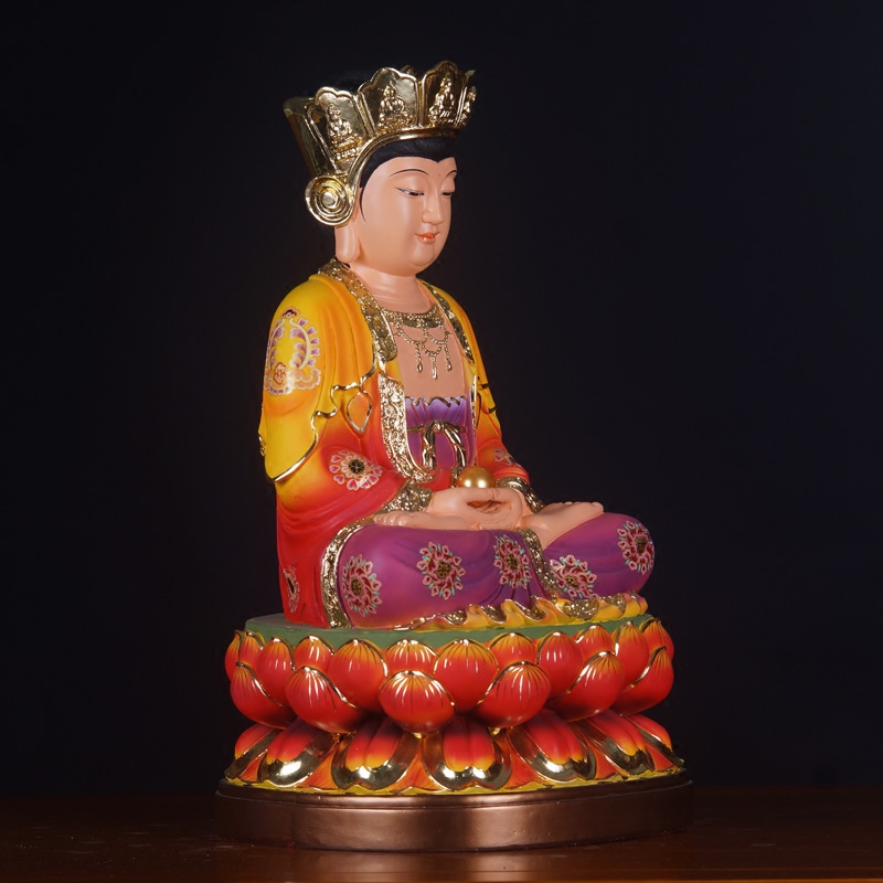 毗卢普陀山观音遮那佛毗卢观世菩萨大日如来佛树脂摆件
