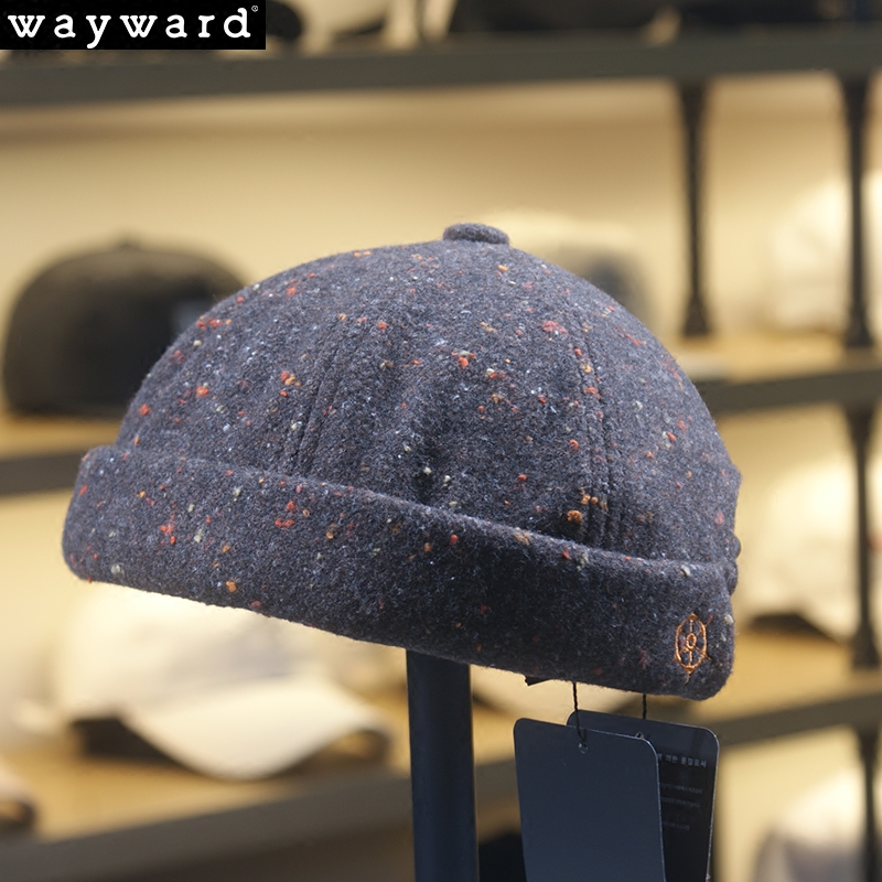 韩国品牌wayward春夏款男女式水手地主帽无街头帽子