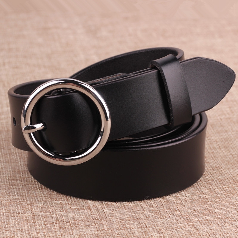 皮带牛仔裤牛仔腰带女士扣针休闲女宽韩国百搭腰带