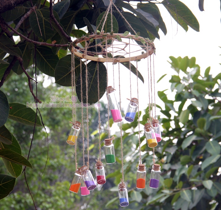 风铃配件材料包邮diy手工挂饰许愿瓶风铃及配件
