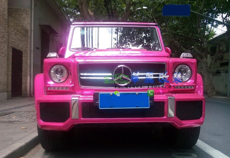 奔驰w463g350g400g500改装g63g55amg宽体汽车包围