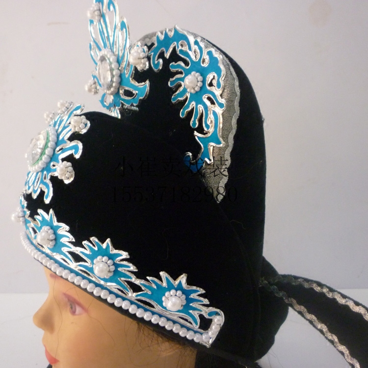 小生京剧戏曲戏剧越剧黄梅戏帽子古装舞台用品民族服装