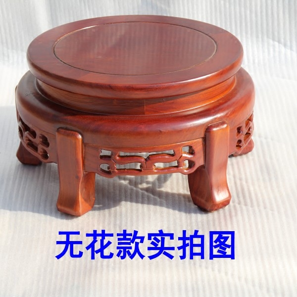实木底座包邮鱼缸花架木质空调榆木盆景工艺品花架
