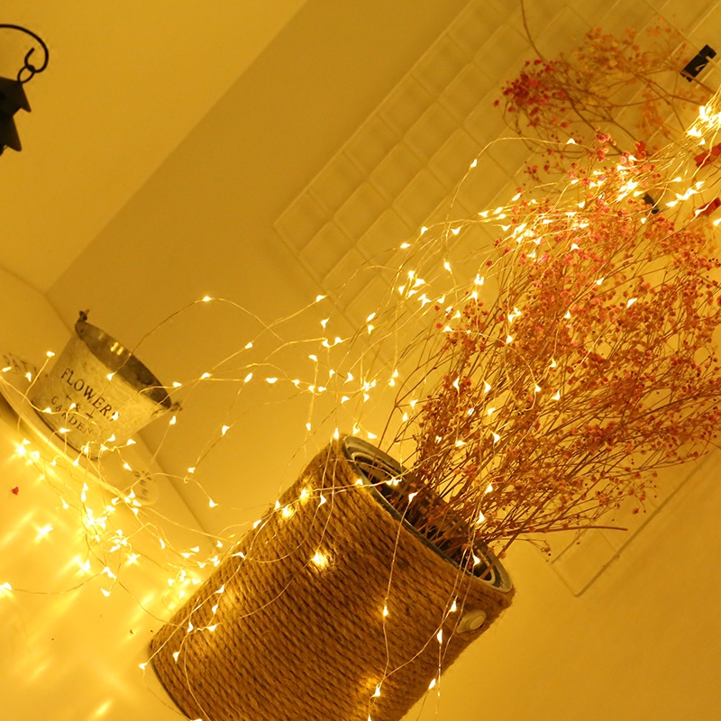 树藤挂墙挂树彩灯铜线灯串led装饰房间卧室装饰灯