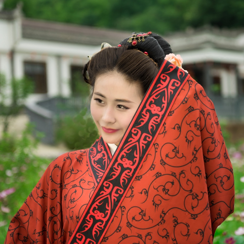 汉代栖凤阁汉服曲裾深小曲服饰女装钟鸣九天钟鸣九天汉服