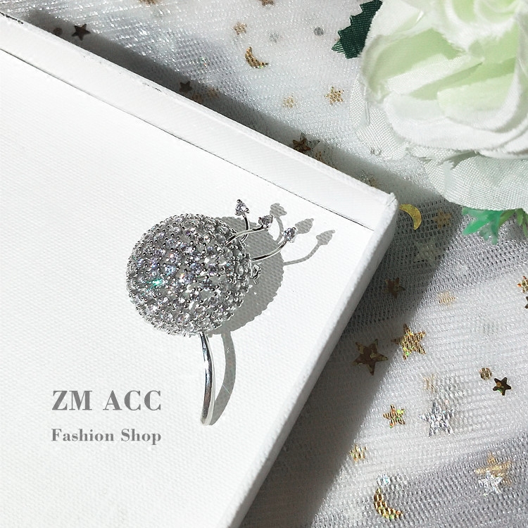 明星气质胡歌同款时尚个性蒲公英胸针男西装别针配饰品新潮女胸花