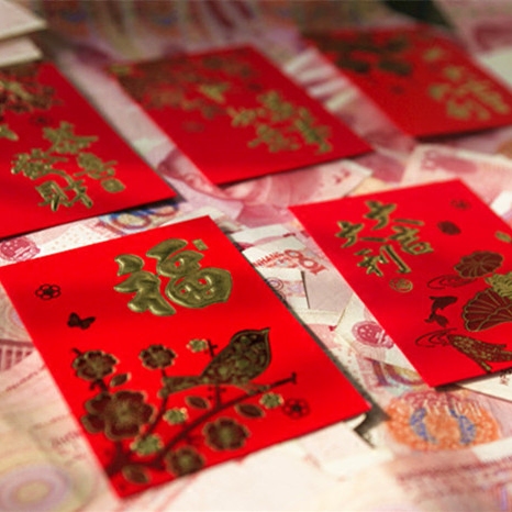 红包压岁结婚喜庆百元千元6个装春利新春利新年红包