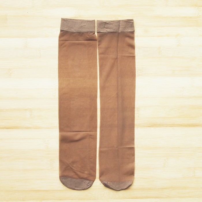 正品莱卡包芯丝中统袜高品质12d超薄款中筒袜子丝袜高弹12双包邮