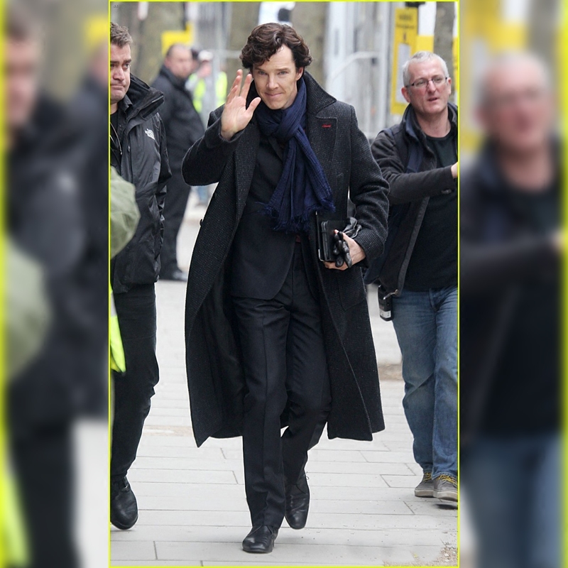 神探夏洛克同款风衣sherlock男女女士卷福侦探羊毛风衣