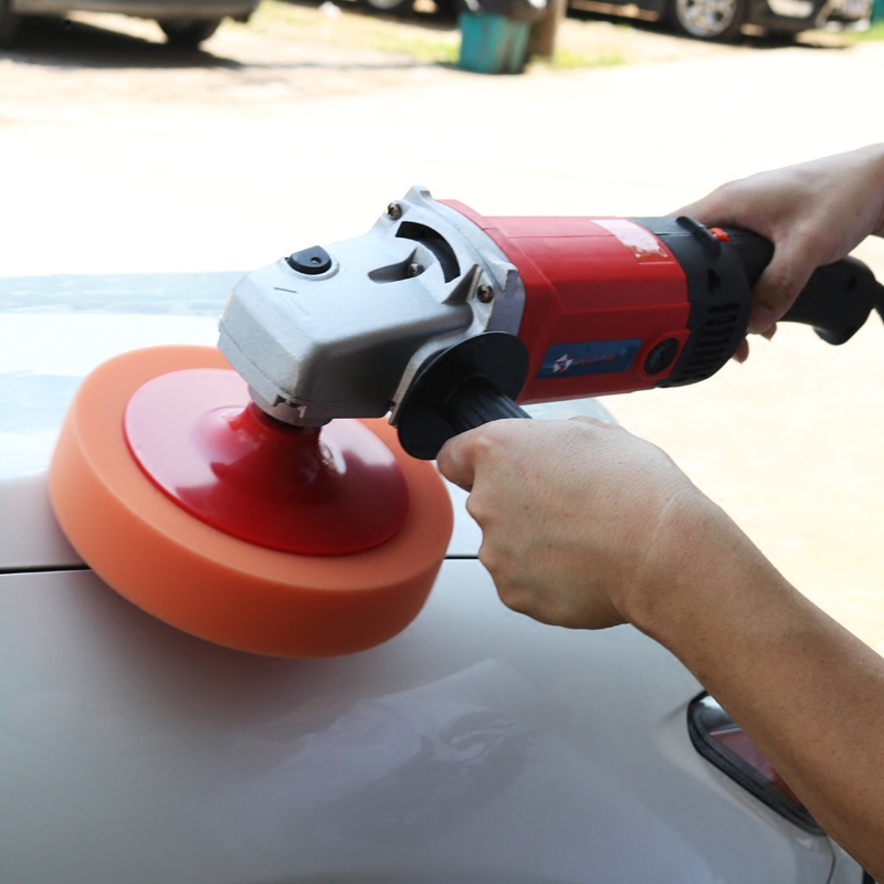 包邮汽车抛光机封釉机220v调速汽车美容家用地板去污抛光机