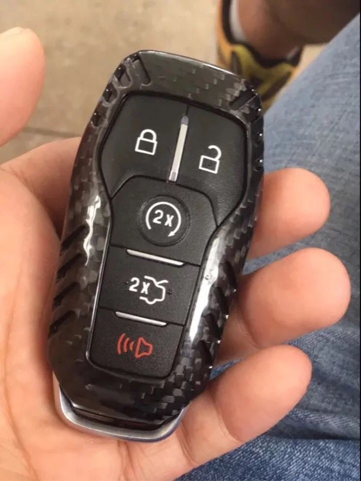 福特蒙迪欧野马锐界探险者金牛座专用碳纤维汽车钥匙车用钥匙包